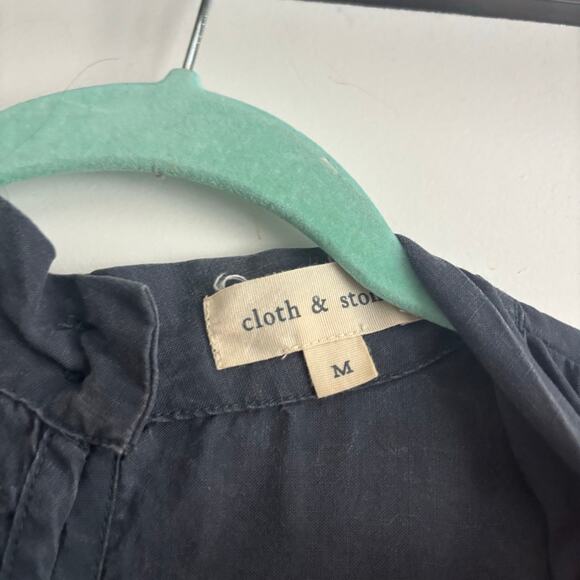 Cloth & Stone Anthro Tencel Jumpsuit Tie Waist Sleeveless Drawstring Jogger M - Picture 14 of 16